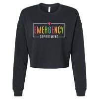 Emergency Department Emergency Room Healthcare Cropped Pullover Crew