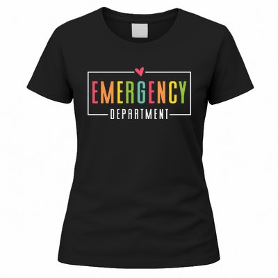 Emergency Department Emergency Room Healthcare Women's T-Shirt