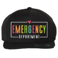 Emergency Department Emergency Room Healthcare Wool Snapback Cap