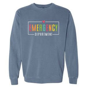 Emergency Department Emergency Room Healthcare Garment-Dyed Sweatshirt