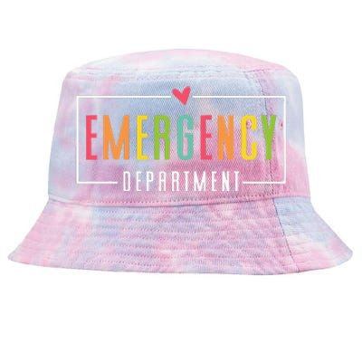 Emergency Department Emergency Room Healthcare Tie-Dyed Bucket Hat