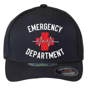 Emergency Department ER Nurse Flexfit Unipanel Trucker Cap