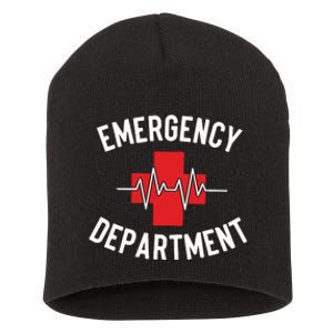 Emergency Department ER Nurse Short Acrylic Beanie