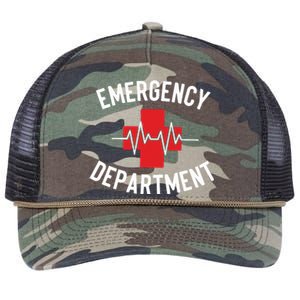 Emergency Department ER Nurse Retro Rope Trucker Hat Cap