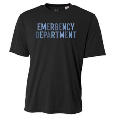 Emergency Department ER Nurse Health Care Cooling Performance Crew T-Shirt