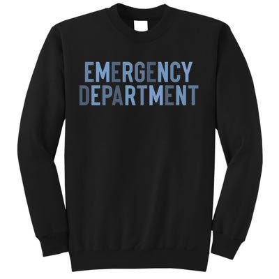 Emergency Department ER Nurse Health Care Sweatshirt