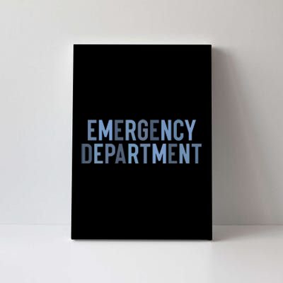 Emergency Department ER Nurse Health Care Canvas