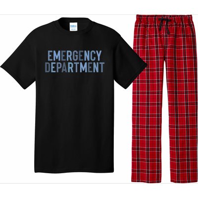 Emergency Department ER Nurse Health Care Pajama Set