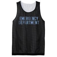 Emergency Department ER Nurse Health Care Mesh Reversible Basketball Jersey Tank