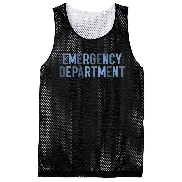 Emergency Department ER Nurse Health Care Mesh Reversible Basketball Jersey Tank