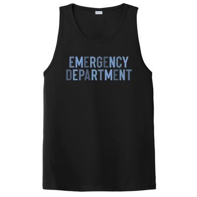 Emergency Department ER Nurse Health Care PosiCharge Competitor Tank