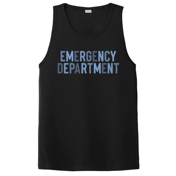 Emergency Department ER Nurse Health Care PosiCharge Competitor Tank