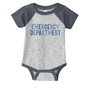 Emergency Department ER Nurse Health Care Infant Baby Jersey Bodysuit