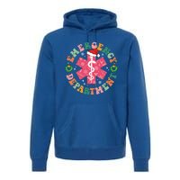 Emergency Departt Er Nurse Christmas Emergency Room Great Gift Premium Hoodie