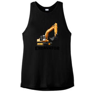 Excavator Design Ladies PosiCharge Tri-Blend Wicking Tank