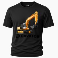 Excavator Design Cooling Performance Crew T-Shirt