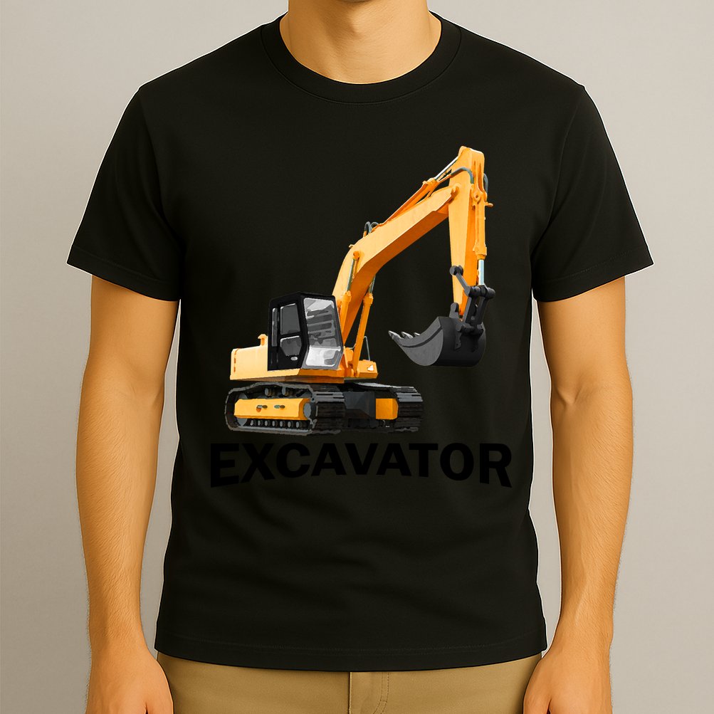 Excavator Design T-Shirt