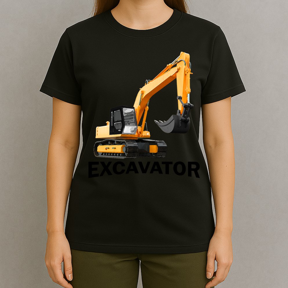 Excavator Design T-Shirt