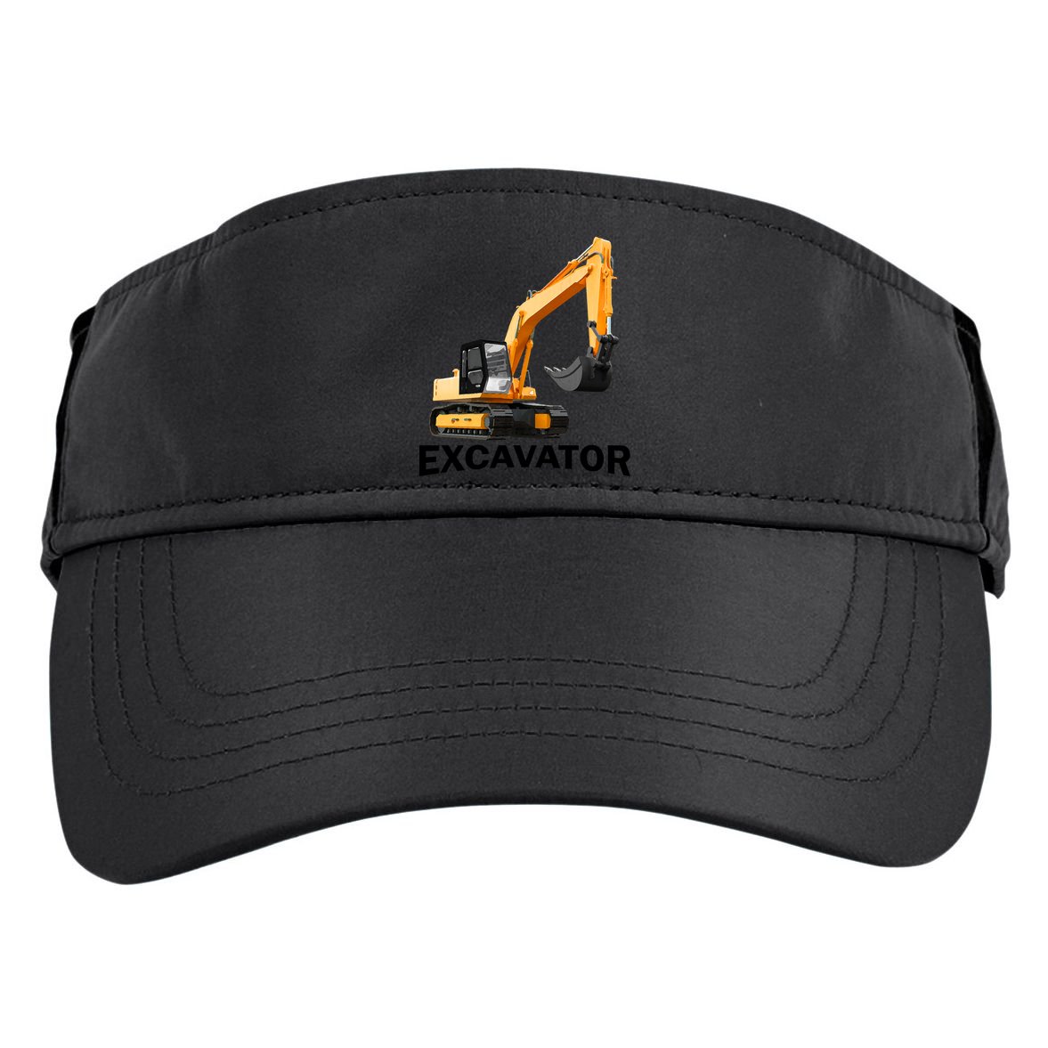 Excavator Design Adult Drive Performance Visor