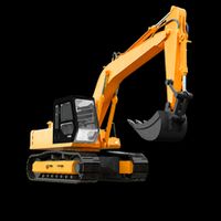 Excavator Design Baby Bodysuit