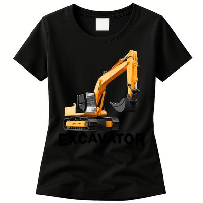 Excavator Design Womens T-Shirt