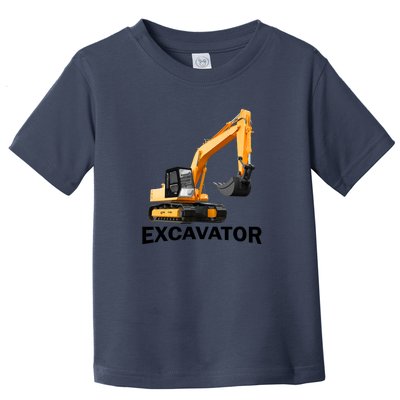 Excavator Design Toddler T-Shirt