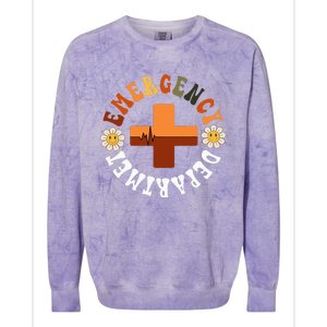 Emergency Department Emergency Room Healthcare Nursing Nurse Colorblast Crewneck Sweatshirt