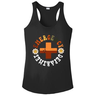 Emergency Department Emergency Room Healthcare Nursing Nurse Ladies PosiCharge Competitor Racerback Tank