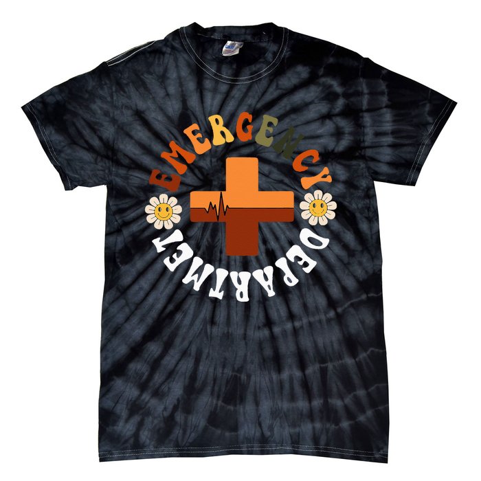 Emergency Department Emergency Room Healthcare Nursing Nurse Tie-Dye T-Shirt