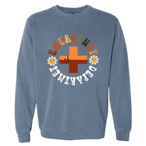 Emergency Department Emergency Room Healthcare Nursing Nurse Garment-Dyed Sweatshirt