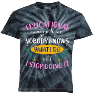 Educational Diagnostician Kids Tie-Dye T-Shirt