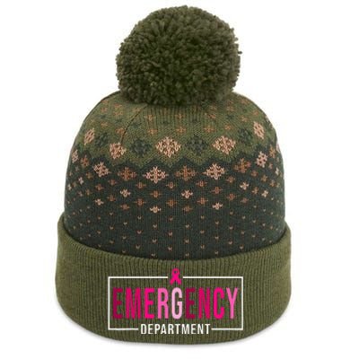 Emergency Departt Emergency Room Nurse Breast Cancer The Baniff Cuffed Pom Beanie