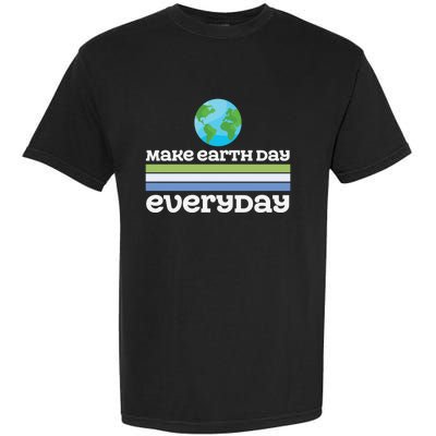 Earth Day Every Day Rainbow Make The Earth Green Again Gift Garment-Dyed Heavyweight T-Shirt