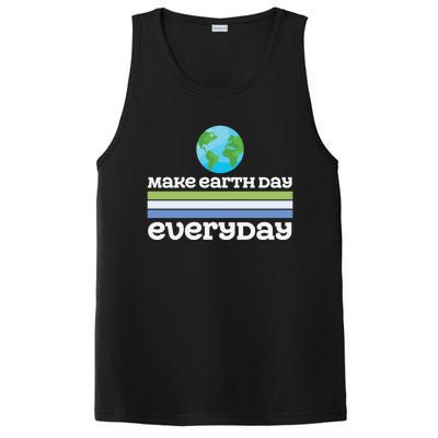 Earth Day Every Day Rainbow Make The Earth Green Again Gift PosiCharge Competitor Tank