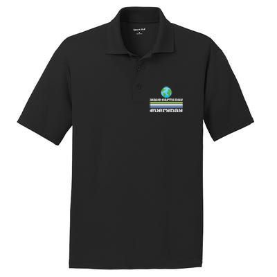 Earth Day Every Day Rainbow Make The Earth Green Again Gift PosiCharge RacerMesh Polo