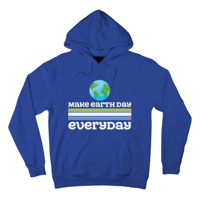 Earth Day Every Day Rainbow Make The Earth Green Again Gift Hoodie