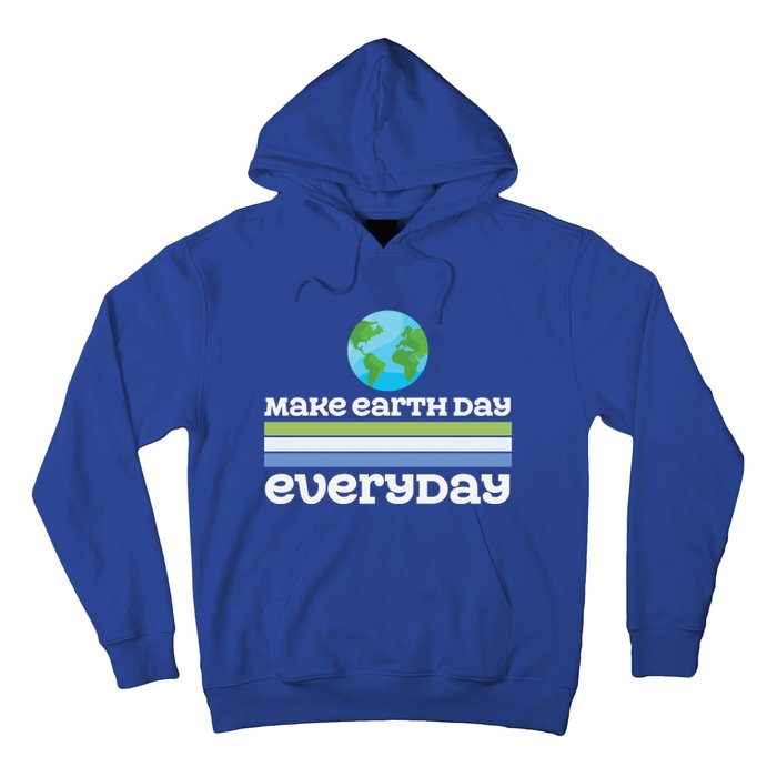 Earth Day Every Day Rainbow Make The Earth Green Again Gift Hoodie