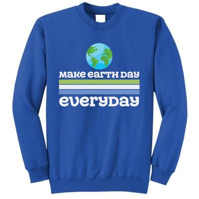 Earth Day Every Day Rainbow Make The Earth Green Again Gift Sweatshirt