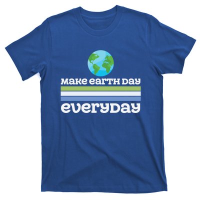 Earth Day Every Day Rainbow Make The Earth Green Again Gift T-Shirt