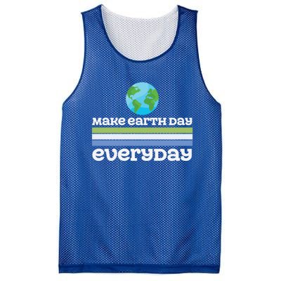 Earth Day Every Day Rainbow Make The Earth Green Again Gift Mesh Reversible Basketball Jersey Tank