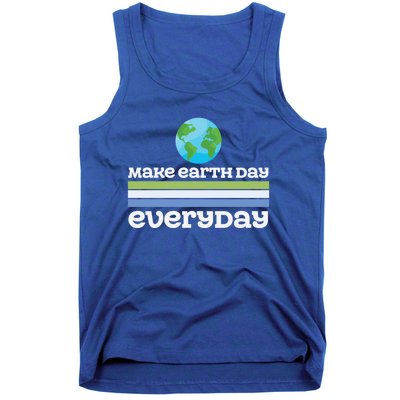 Earth Day Every Day Rainbow Make The Earth Green Again Gift Tank Top