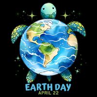 Earth Day Everyday April 22 Sea Turtle Save The Planet Cute Gift Cooling Performance Long Sleeve Crew
