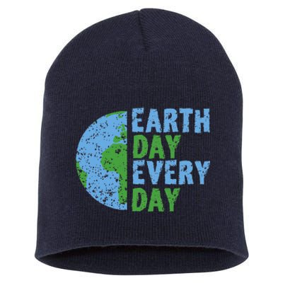 Earth Day Every Day Mother Earth Science Environmental Short Acrylic Beanie