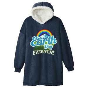 Earth Day Everday Climate Change Environtal Gift Hooded Wearable Blanket