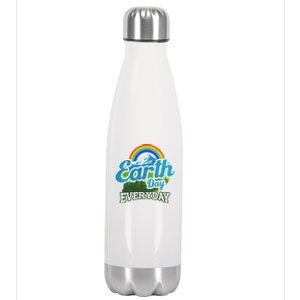 Earth Day Everday Climate Change Environtal Gift Stainless Steel Insulated Water Bottle