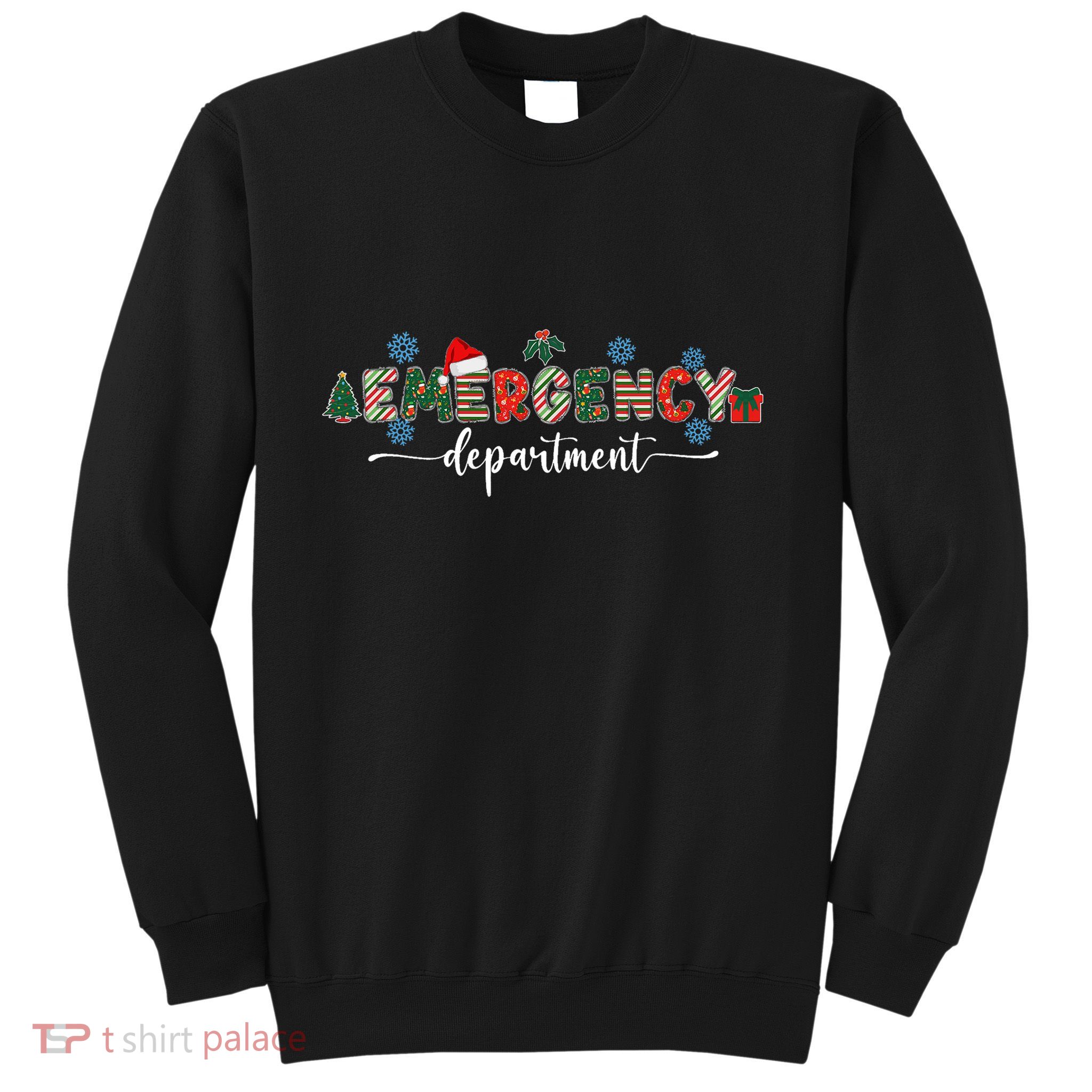 Emergency Department Er Nurse Christmas Emergency Room Sweatshirt