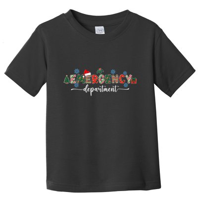 Emergency Department Er Nurse Christmas Emergency Room Toddler T-Shirt