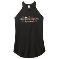 Emergency Department Er Nurse Christmas Emergency Room Women's Perfect Tri Rocker Tank