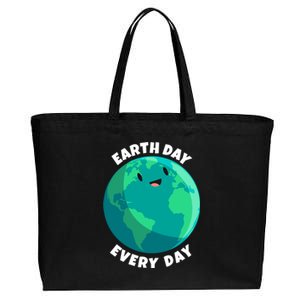 Earth Day Everyday Earth Day Mother Earth Day Smiling Gift Cotton Canvas Jumbo Tote