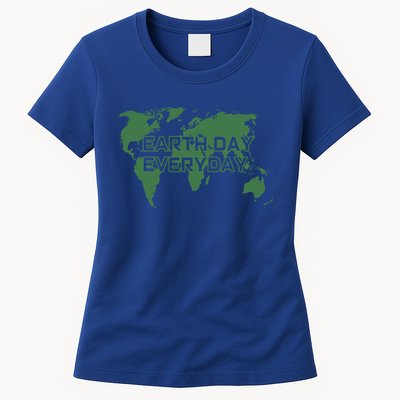 Earth Day Everyday Mother Earth Distressed Green Cool Gift Womens T-Shirt